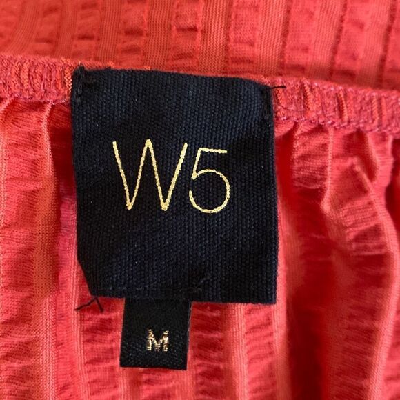 W5 short puff sleeve blouse with button detail size M - Picture 6 of 7